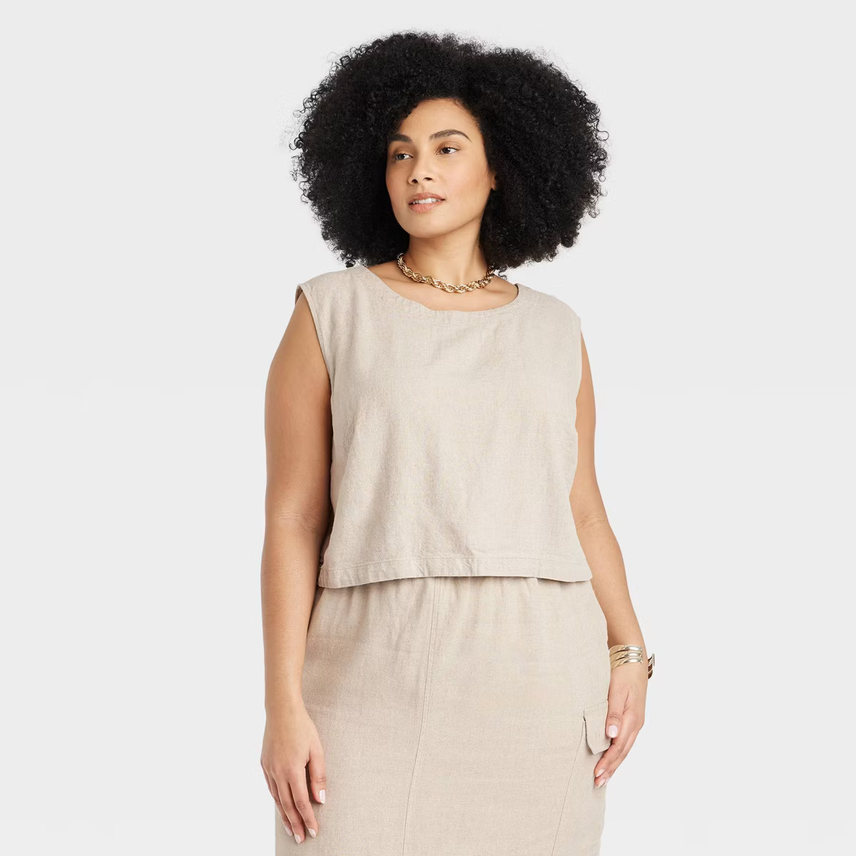 Women's Linen Tank Top - A New Day™ | Target