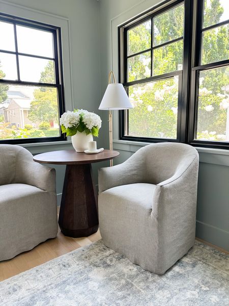 Save on my gray slipcovered chairs, and Walnut table now during the Black Friday sales! The table is 30% off. The chairs are dining chairs, but I’m using them as small accent chairs in my office - now 20% off!

#LTKCyberWeek #LTKSeasonal #LTKhome