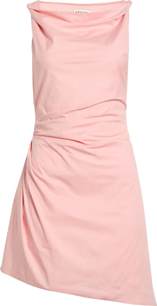 Callie Sleeveless Stretch Cotton Minidress | Nordstrom