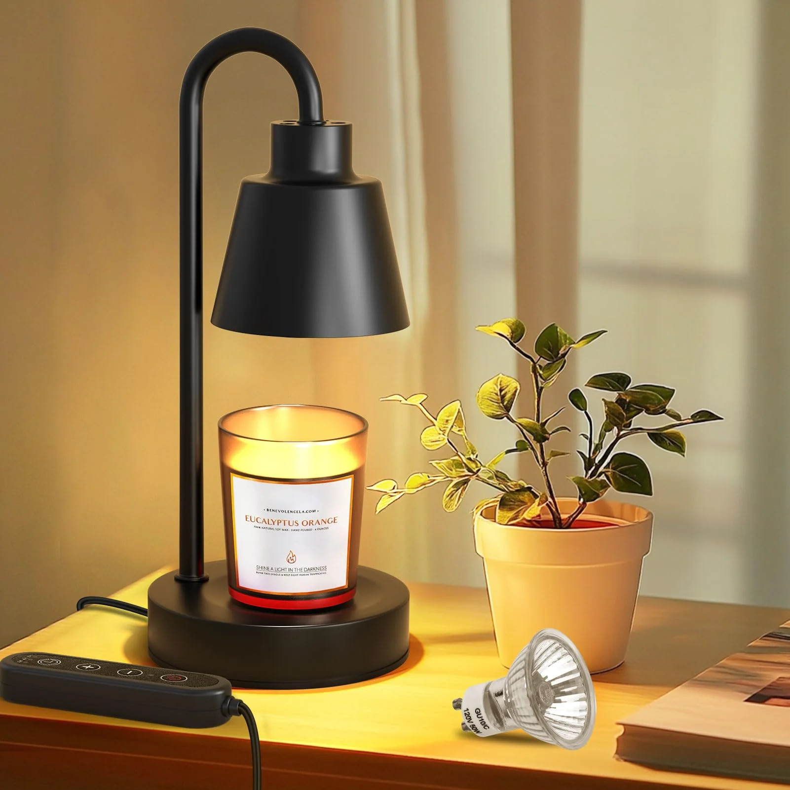 Wax Warmer Light with Adjustable brightness, Timer, Innopower Candle Warmer Lamp for Mini Jar Can... | Walmart (US)