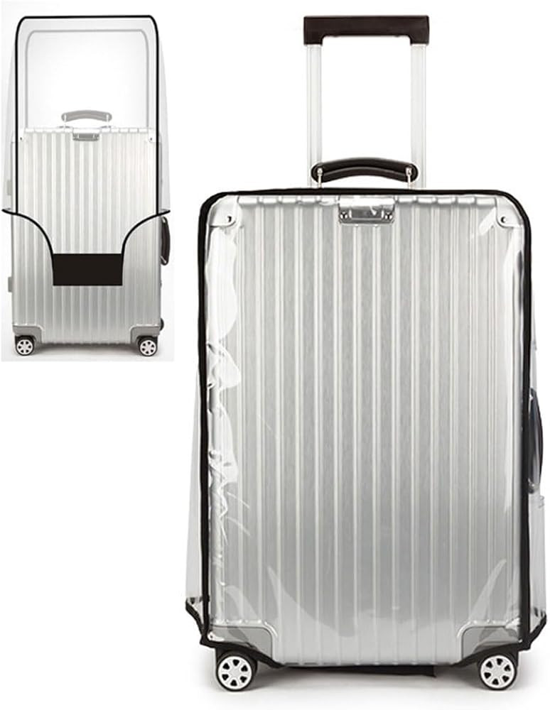 Clear PVC Luggage Cover Protectors Transparent Travel Luggage Protector for Wheeled Suitcase (Thi... | Amazon (US)