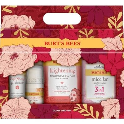Burt's Bees Truly Glowing Gift Set - 4ct | Target
