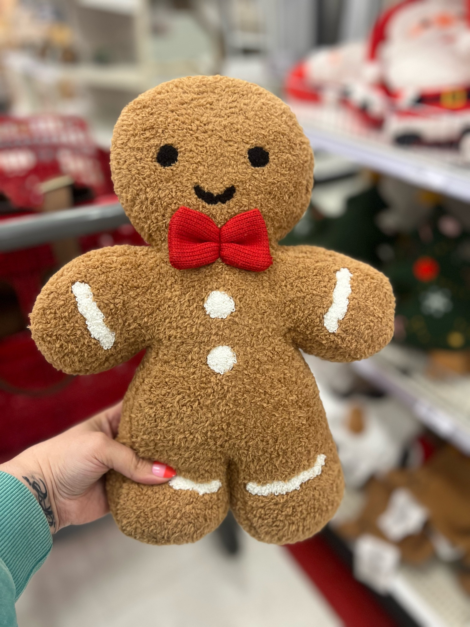 50% off Throw pillows (now $5) Christmas Shaped Gingerbread Man Faux Shearling Throw Pillow Brown - Wondershop™

#LTKHoliday #LTKSaleAlert #LTKSeasonal