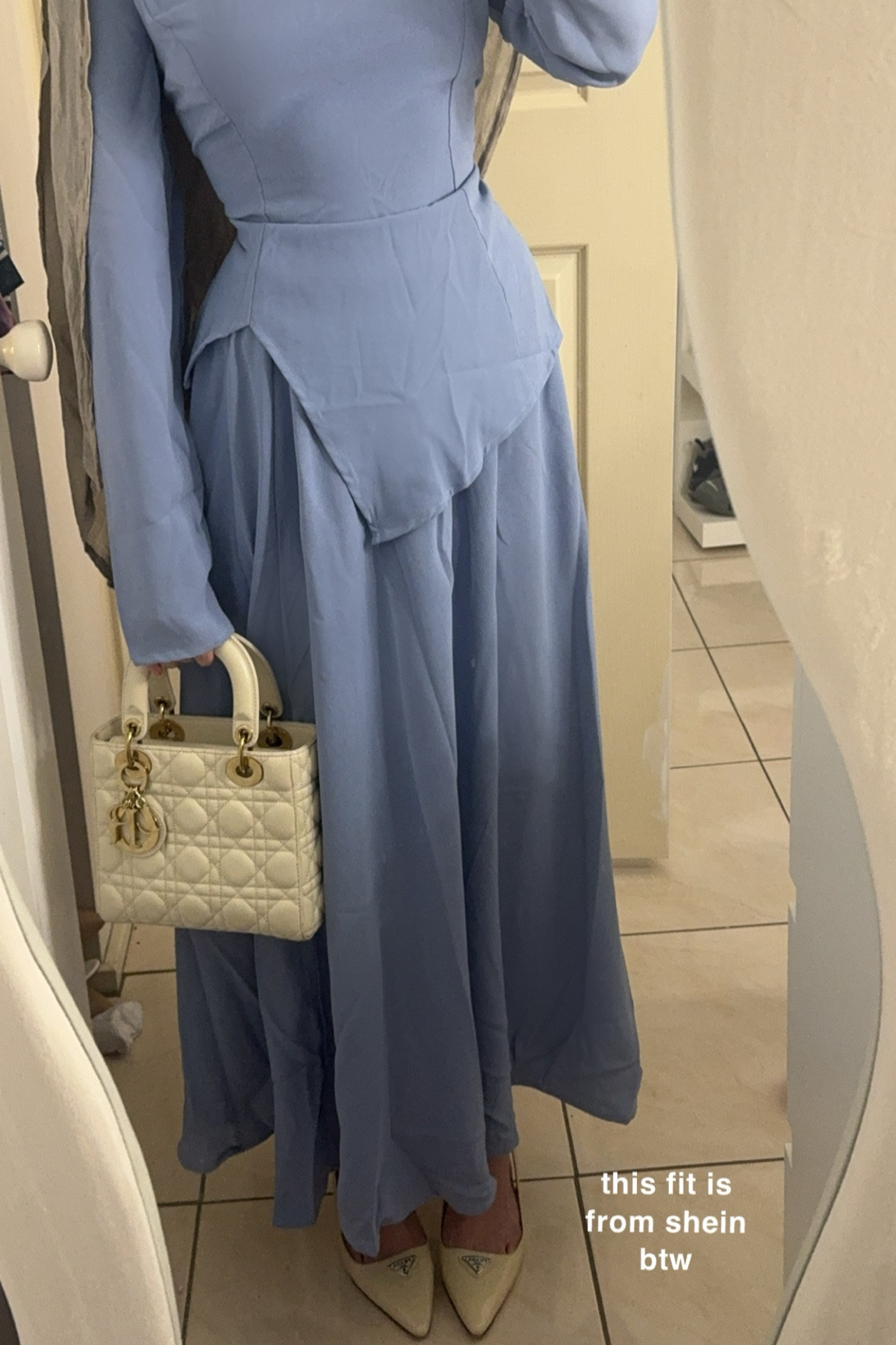 Obsessed with this fit, I’m going to bring it on holidays with me 😌🩵 (I swear smallest size) 

#LTKmodest #LTKaustralia
