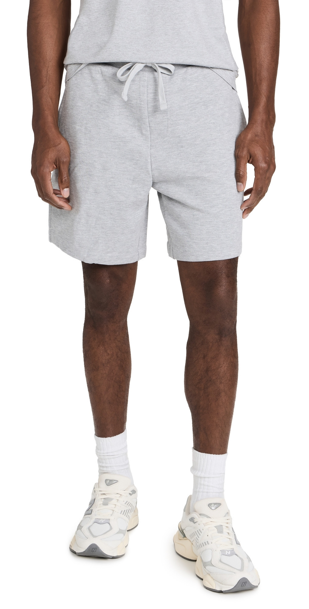 Alo Yoga Chill Shorts 6.75 Athletic Heather Grey S | Shopbop