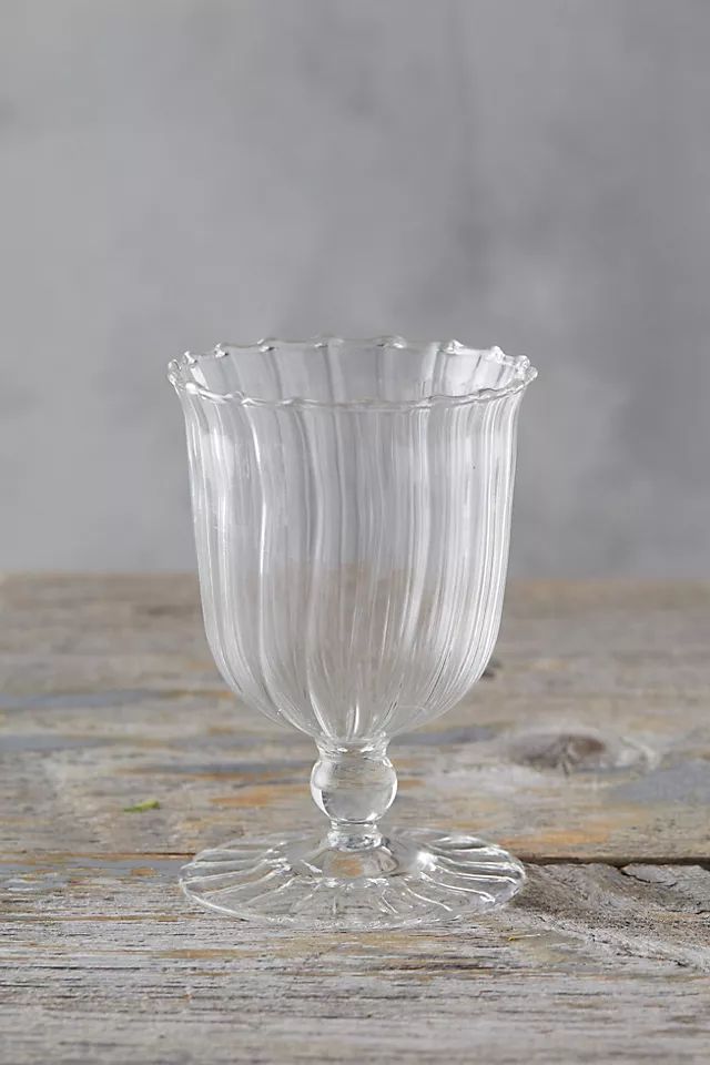 Scalloped Glass Vase | Anthropologie (US)