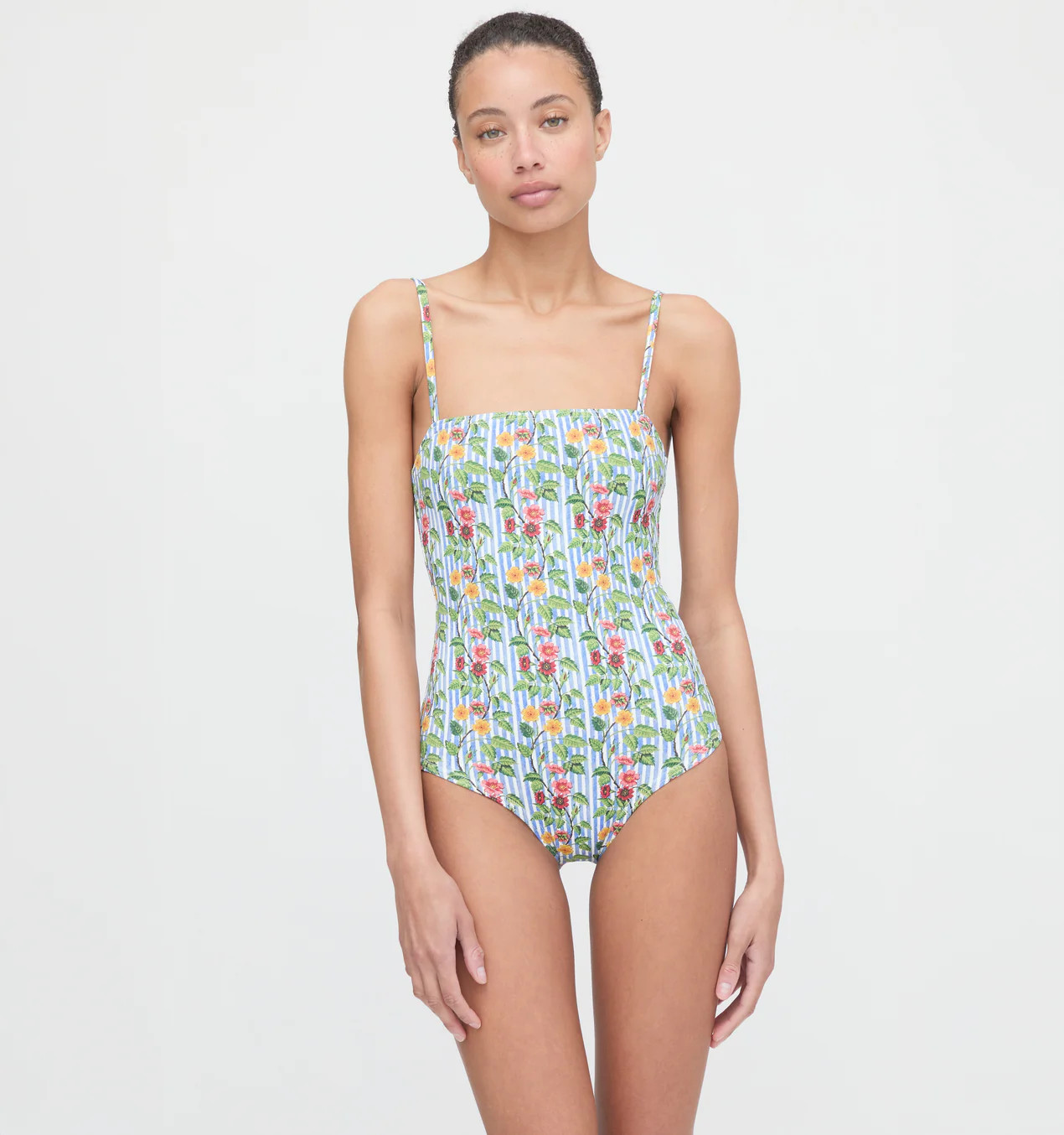 The Giana One Piece - Geranium Stripe | Hill House Home US