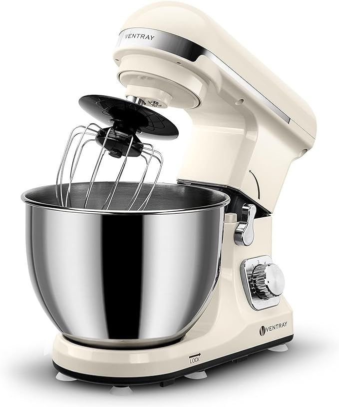 VENTRAY Stand Mixer 4.5-Qt 500W 6-Speed Tilt-Head Food Mixer Electric Kitchen Mixer with Stainles... | Amazon (US)