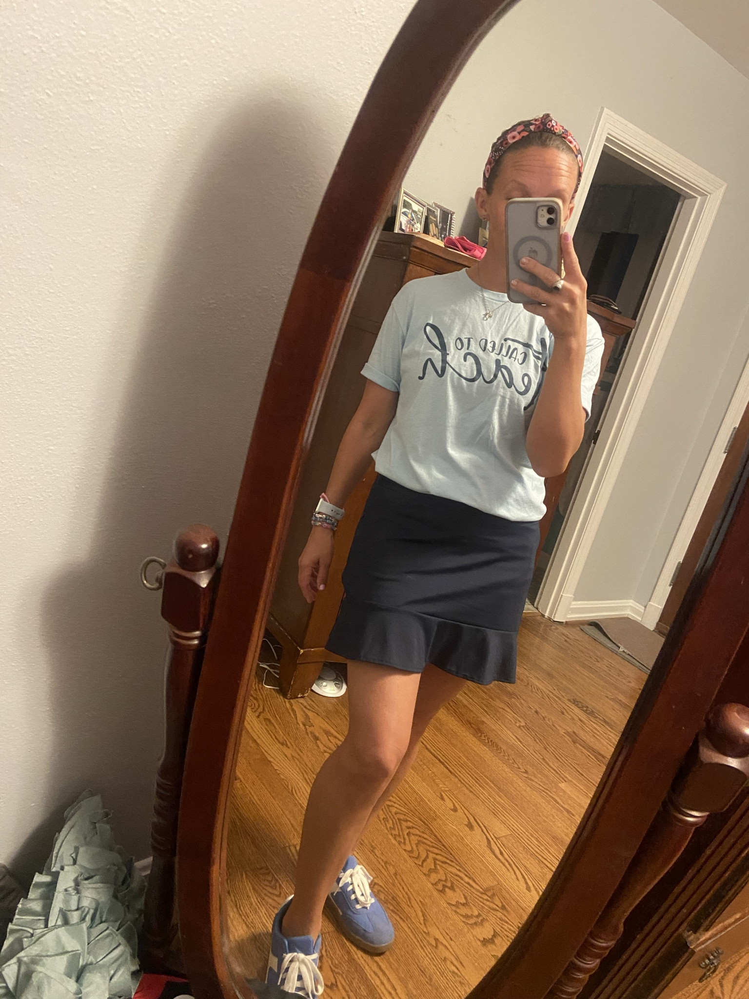 Because it’s going to be 70° today so the ruffle skirt is needed! This skirt is so comfortable and comes in more colors; I always get lots of compliments when I wear this skirt.  A great gift for the sporty girl. 


#golfskirt #tennisskirt #pickleball #amazon #athleisure #skort #LTKU #LTKOver40 #LTKGiftGuide #giftforher #athleticskirt #tennisshoes #walmart #LTKShoeCrush 

#LTKActive #LTKStyleTip #LTKFindsUnder50