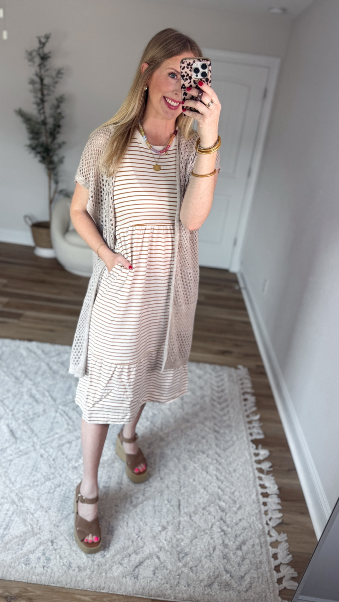 Daily try on, Walmart outfit, Walmart fashion, Walmart try on, time and tru, teacher dress, midi dress 

#LTKmomlife #LTKootd #LTKWorkwear