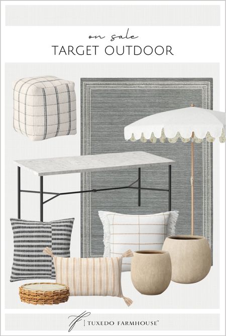 Outdoor patio furniture from  Target is on sale. 

Outdoor seating, outdoor chairs, outdoor rugs, outdoor pillows, outdoor planters, outdoor lighting, outdoor tables, faux trees, planter baskets, home decor, spring decor. 

#ltkunder50
#ltkunder100

#LTKhome #LTKsalealert #LTKSeasonal
