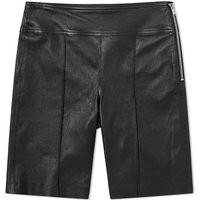 Helmut Lang Women's Leather Cycling Shorts in Onyx, Size Medium | END. Clothing | End Clothing (US & RoW)