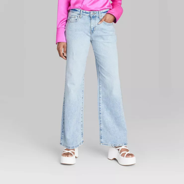 Women's Low-Rise Baggy Jeans - Wild Fable™ | Target