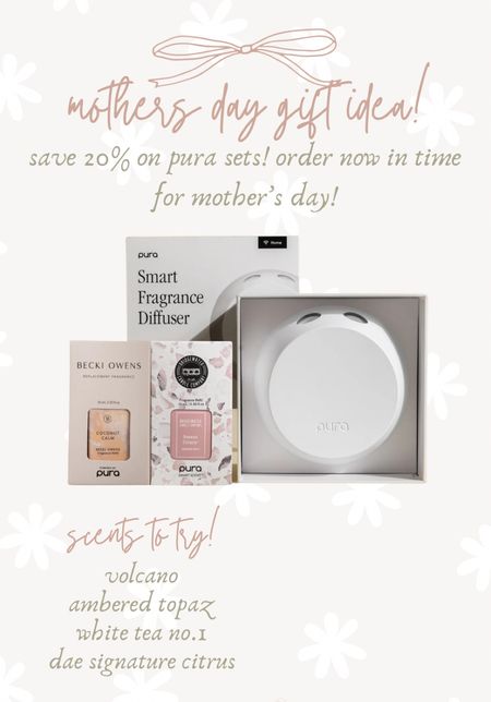 Save 20% off on Pura sets for Mother’s Day!!! Such an amazing gift anyone would love! 

THEBLOOMINGNEST 

#LTKhome #LTKGiftGuide #LTKSeasonal