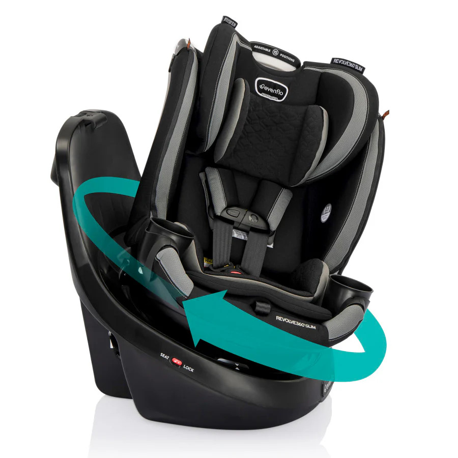 Revolve360 Slim 2-in-1 Rotational Car Seat with Cover | Evenflo® Official Site | Evenflo Company