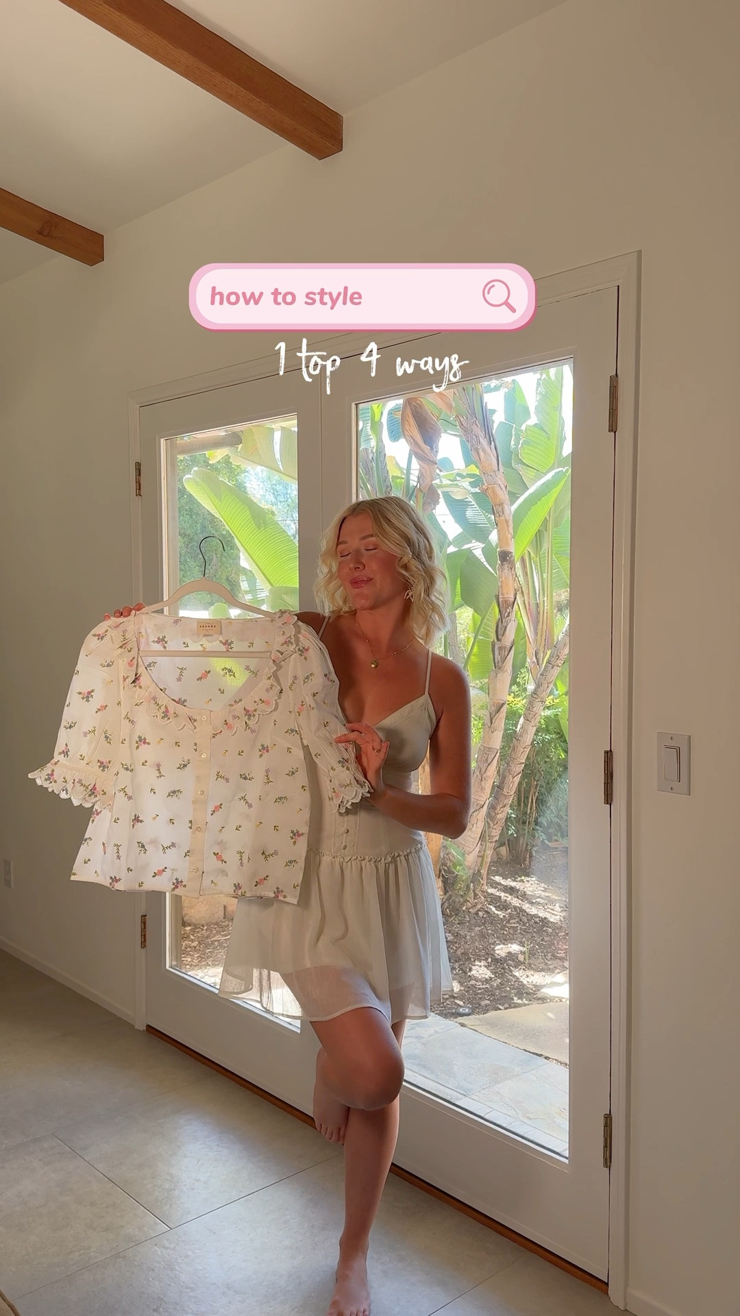 this floral top is THE perfect spring top🥹💐 I love all of the flower colors- makes it so easy to pair it with a variety of colors for endless styling options! not to mention the silhouette is just darling🕊️ 

#LTKSpringSale #LTKootd