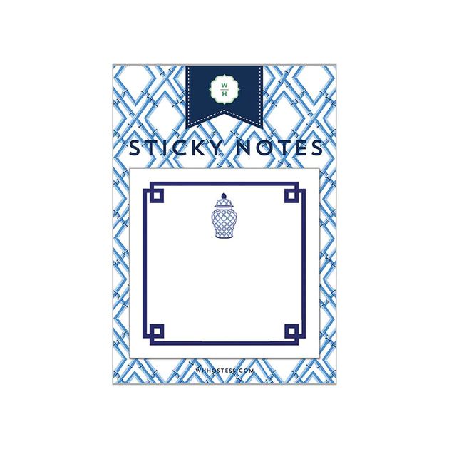 Ginger Jar Sticky Notepad | Cailini Coastal