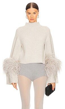 Merino Wool Cropped Sweater
                    
                    Lapointe | Revolve Clothing (Global)