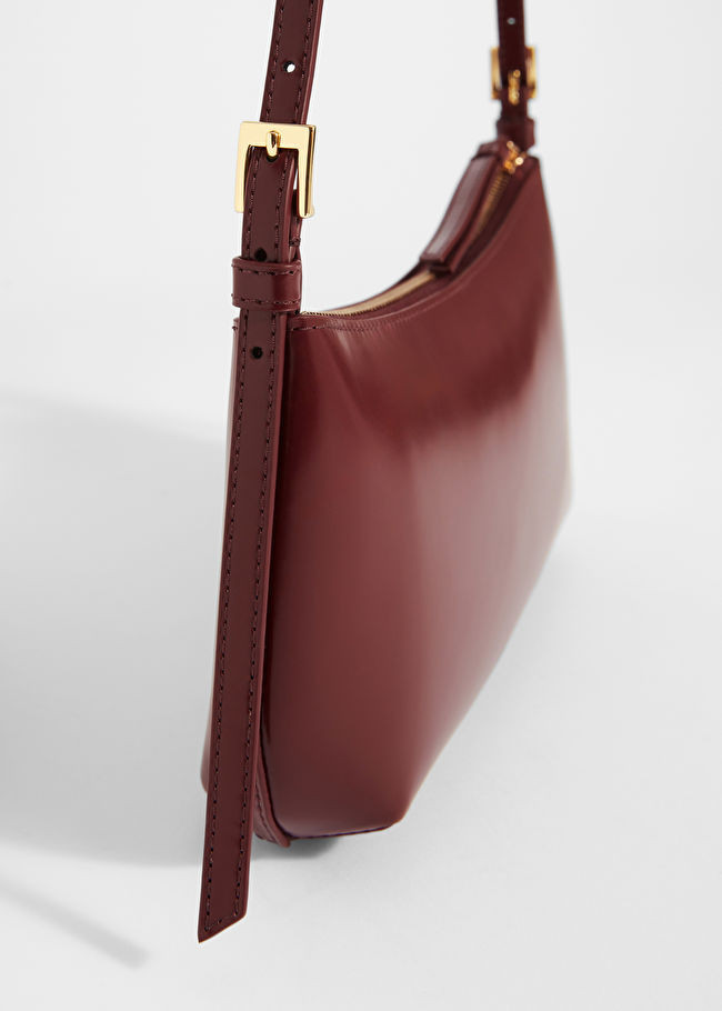 Glossed-Leather Shoulder Bag | & Other Stories (EU + UK)