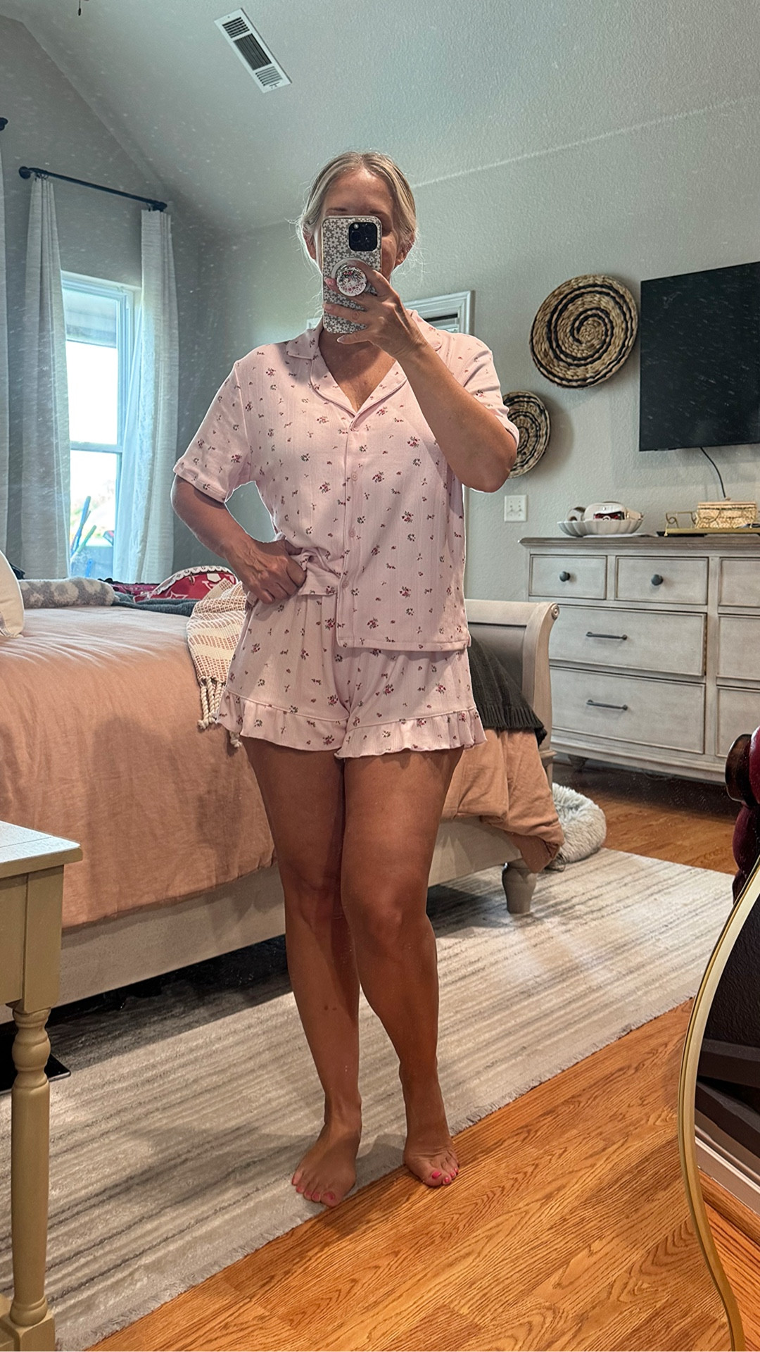 These Target PJs are what cozy dreams are made of 💕 The softest cloud-like fabric paired with the sweetest pink floral print — I’m officially obsessed. 

#TargetStyle #TargetFinds #TargetPajamas #FloralPJs #CozyStyle #LTKsleepwear #LTKunder50 #LTKhome #comfychic #slowlivingstyle #pinklover #softestpajamas #matchingpjs #loungewear #pajamas 

#LTKOver40 #LTKFindsUnder50