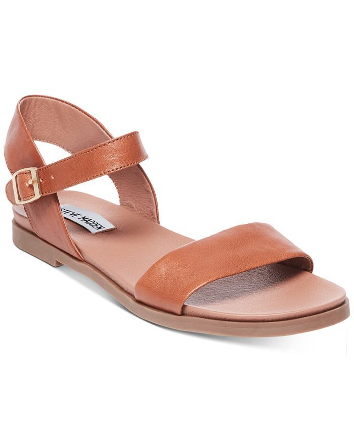 Steve Madden Dina Flat Sandals & Reviews - Sandals - Shoes - Macy's | Macys (US)