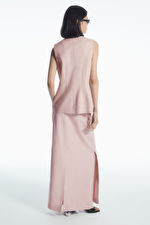 TAILORED LINEN-BLEND MAXI SKIRT | COS (EU)