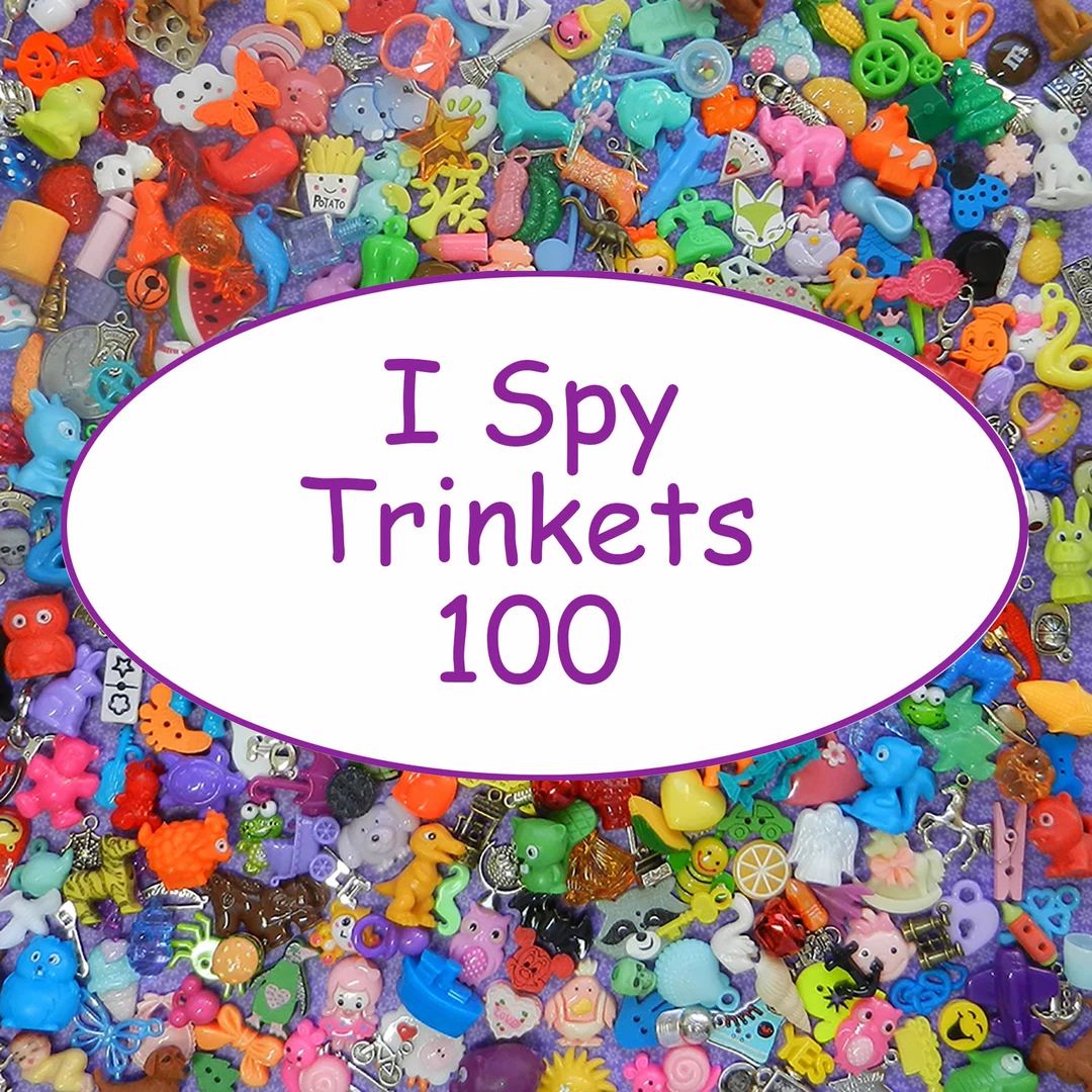 I SPY TRINKETS (100) - Trinkets for I Spy Bags and Bottles-sensory bins-teaching-tiny toys- No Du... | Etsy (US)