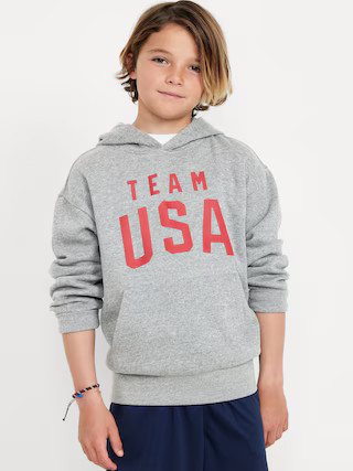 Team USA Graphic Gender-Neutral Pullover Hoodie for Kids | Old Navy (US)