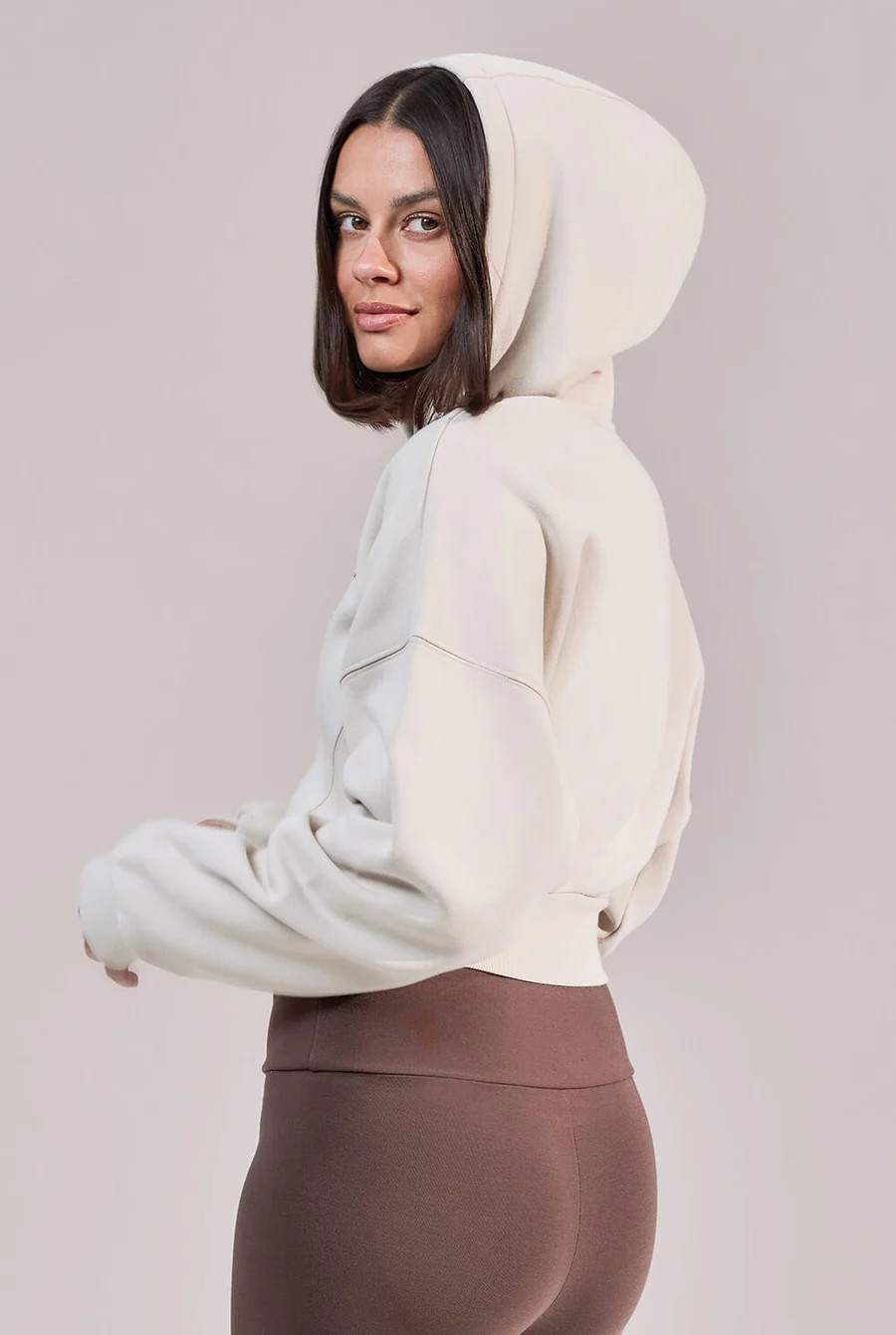 Organic Crop Zip Hoodie | LOVALL