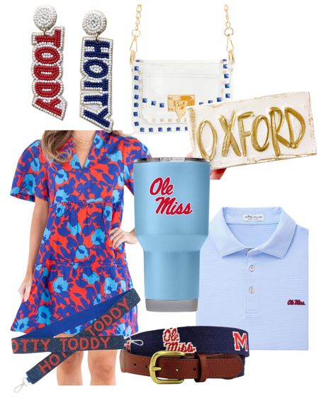 Ole Miss Oxford Mississippi Rebels  Hotty Toddy game day football season college game SEC Saturdays clear bag stadium tailgating
#gamedaystyle 

#LTKU #LTKparties #LTKSeasonal