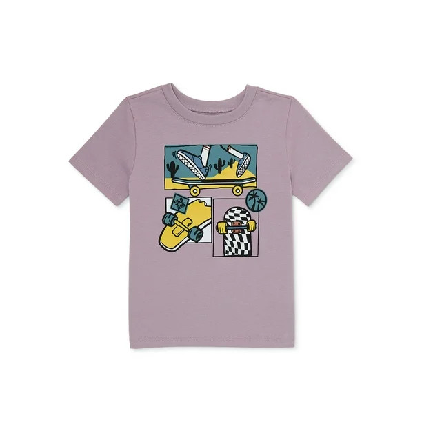 Garanimals Toddler Boys Short Sleeve Graphic T-Shirt, Sizes 12M-5T | Walmart (US)