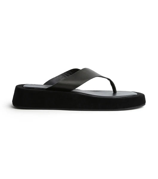Ives Black Como Sandals | Tony Bianco US