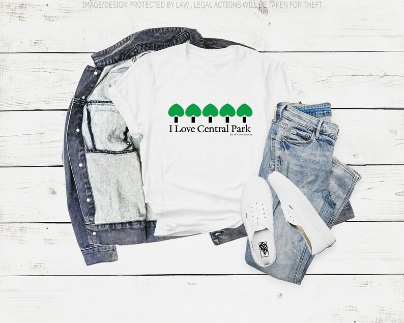 I Love Central Park Shirt ,I Heart Central Park T-shirt Vintage 90s 80s Just Its Like That Parker... | Etsy (US)