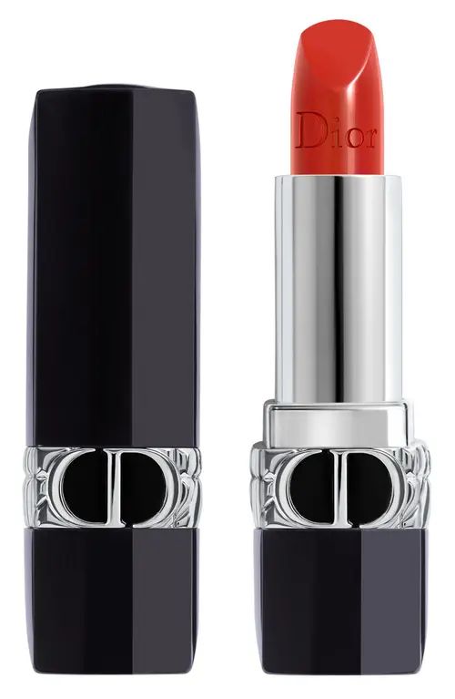 Rouge Dior Refillable Lip Balm in 999 /Satin at Nordstrom | Nordstrom