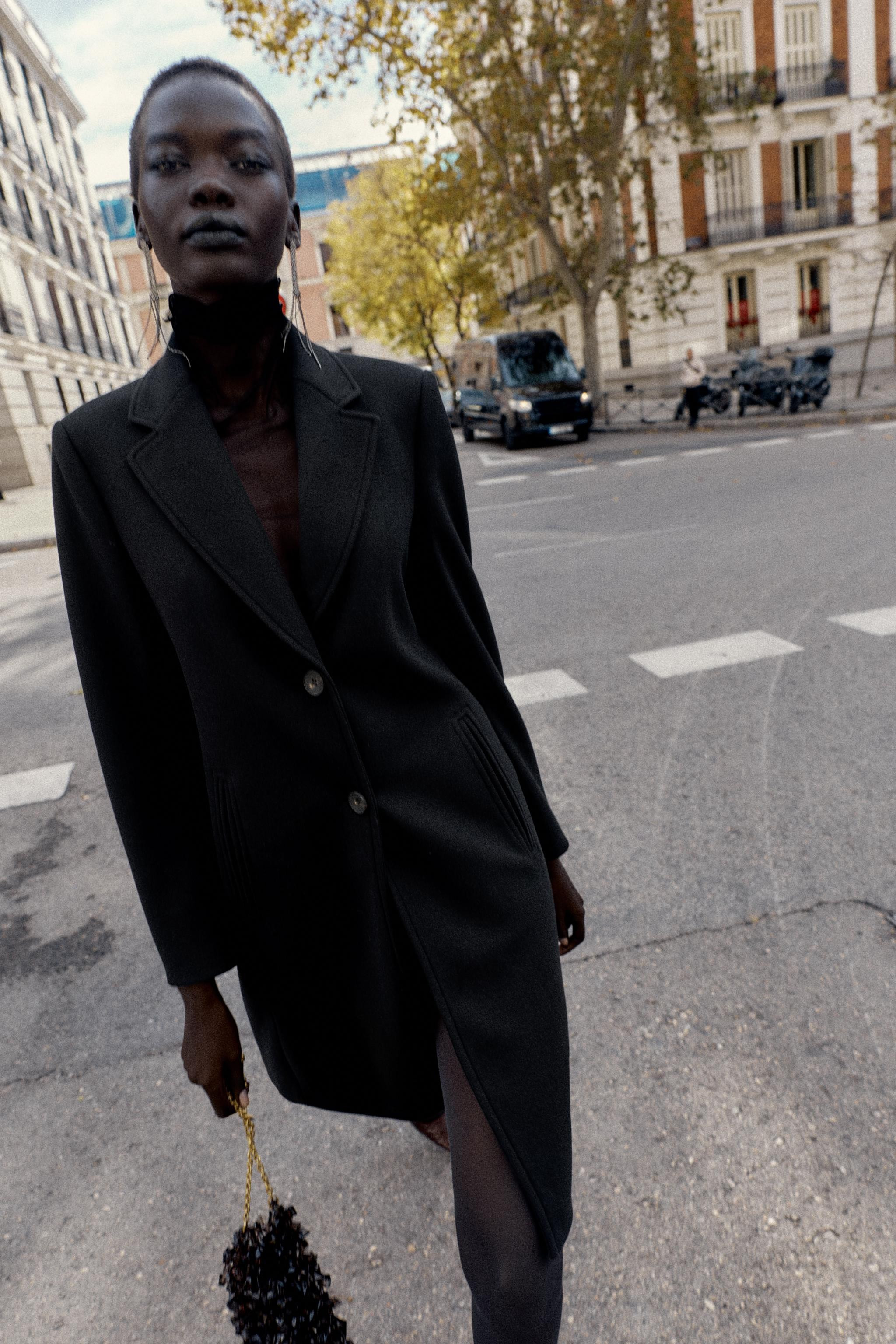 SOFT SHOULDER PAD COAT | Zara US