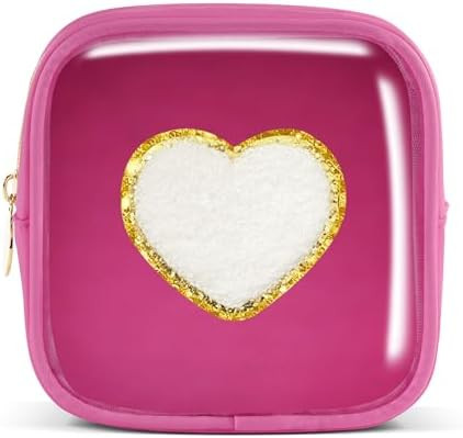 Pocmimut Preppy Makeup Bag,Travel Toiletry Bag,Monogrammed Gifts for Women,Personalized Birthday ... | Amazon (US)