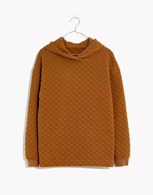 (Re)sourced Quilted Hoodie Sweatshirt | Madewell