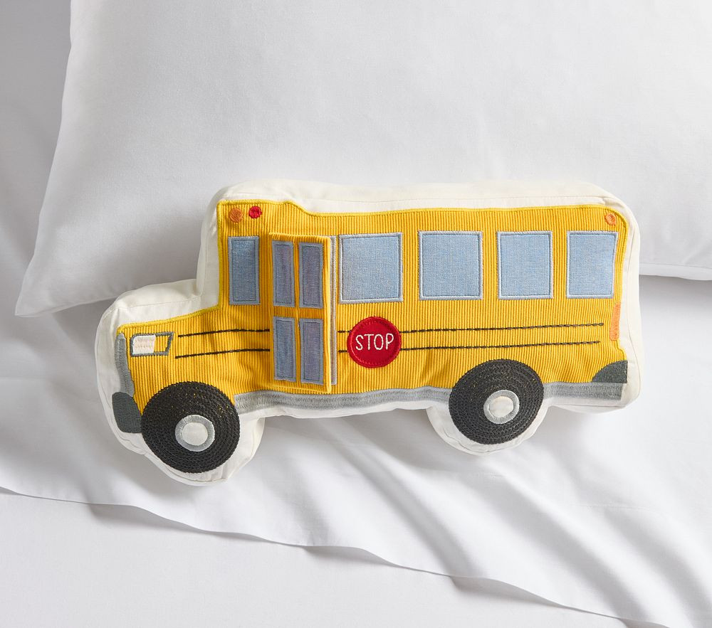 Light-Up School Bus Pillow | Pottery Barn Kids