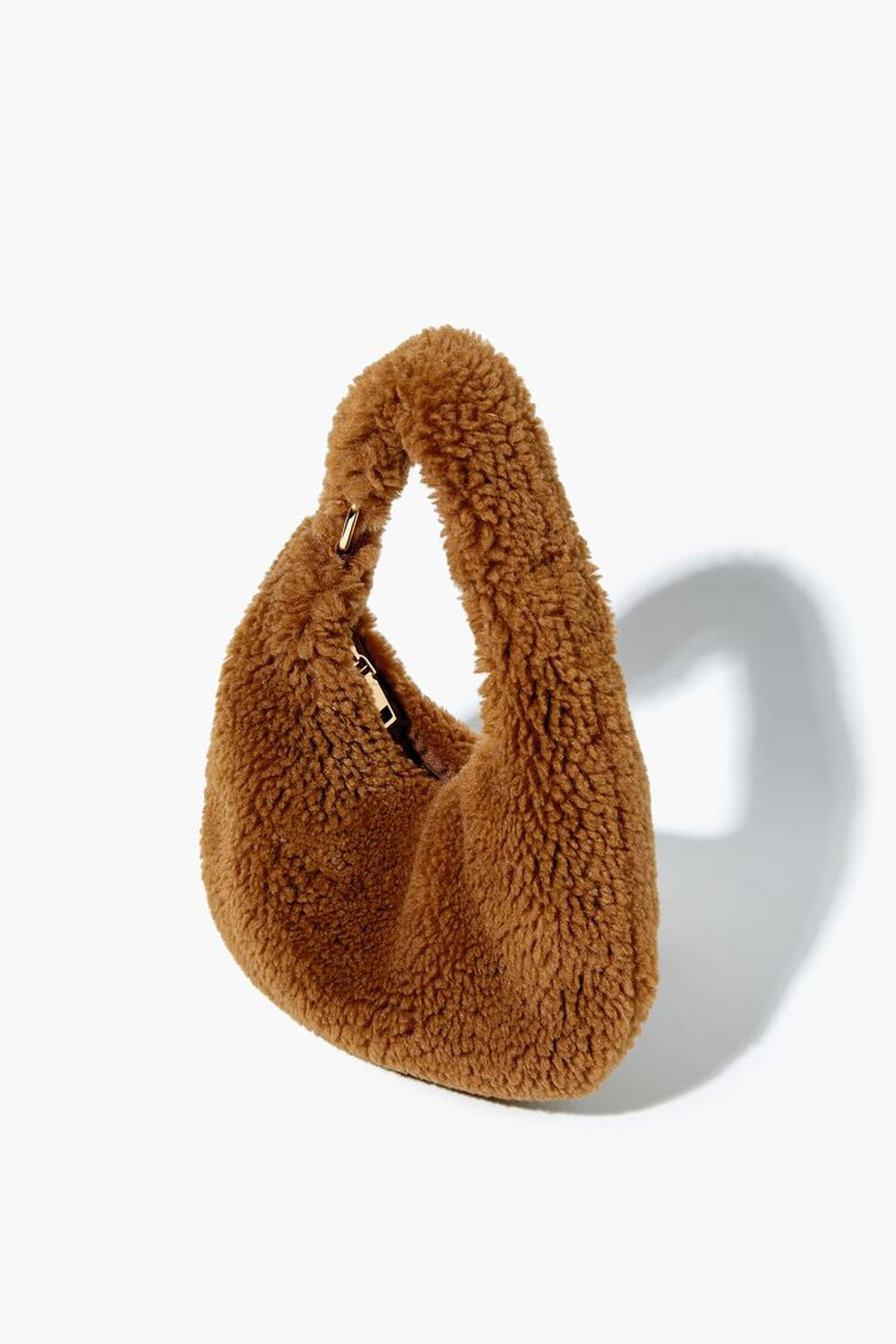 Faux Shearling Baguette Bag | Forever 21 (US)