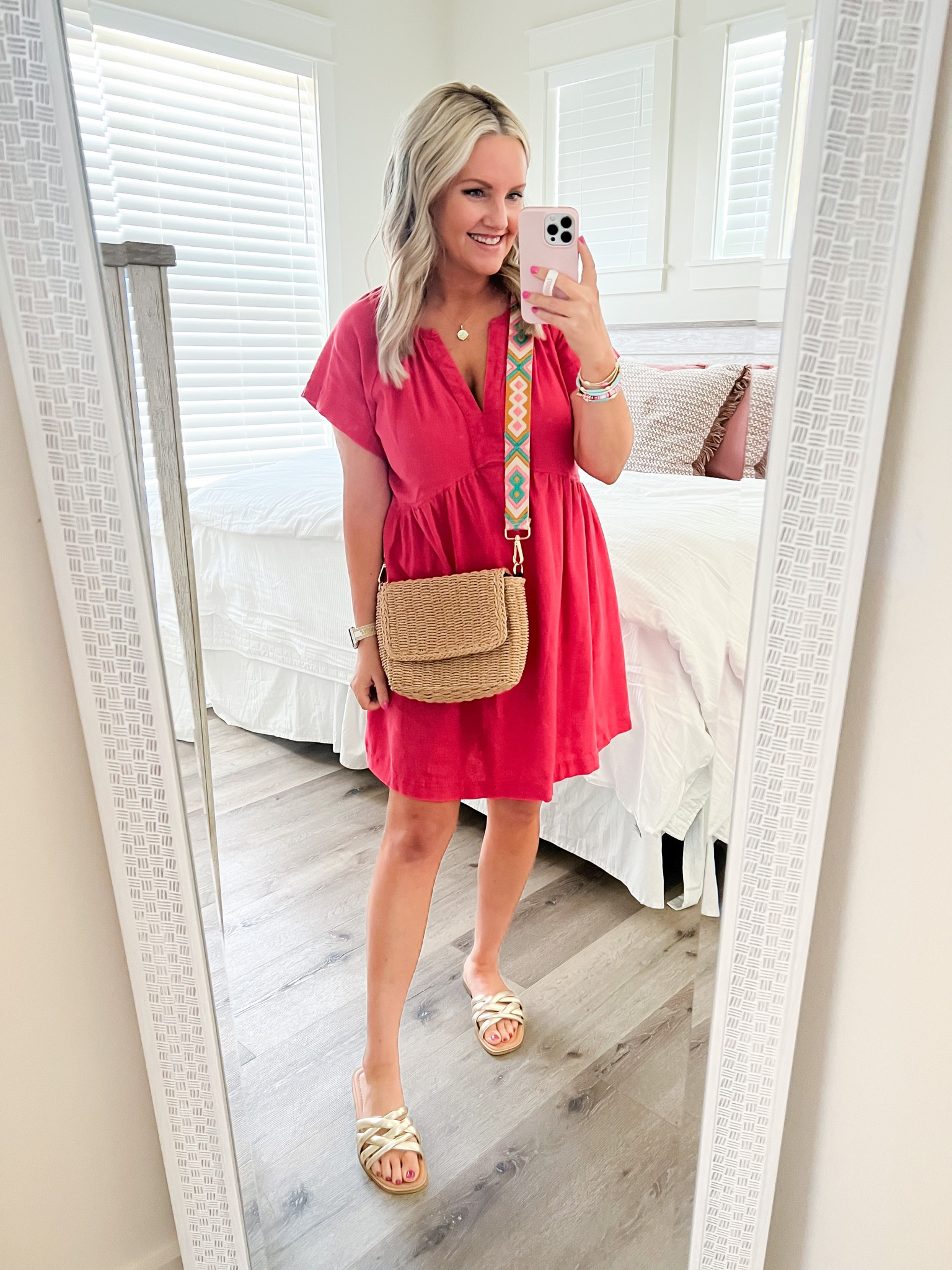 Target dress size medium 
Perfect casual dress to walk around rosemary today! 

#LTKSeasonal #LTKunder50