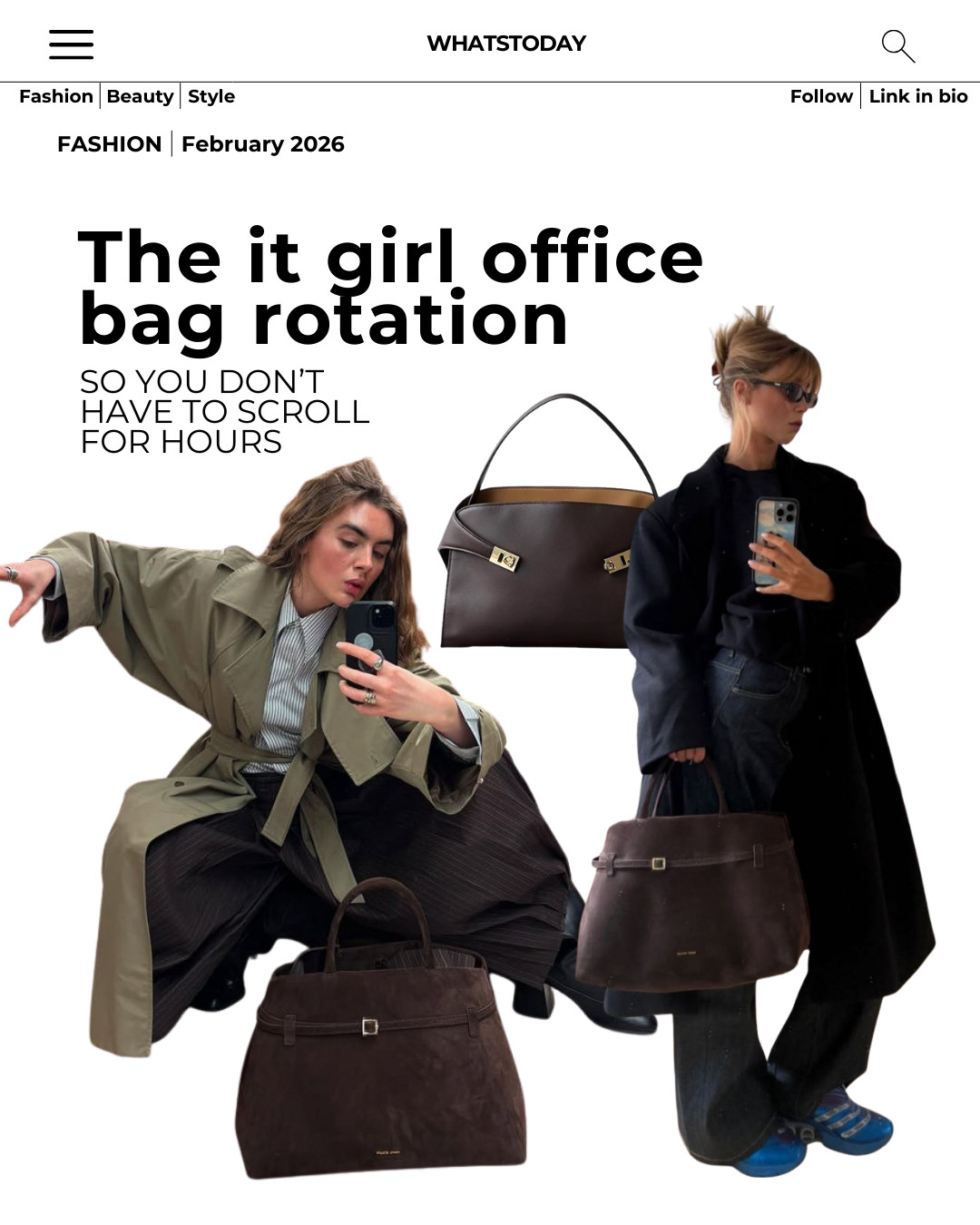 office siren, but make it practical. 🤎 The it girl work bags from Amazon Fashion. 

 

#LTKootd #LTKWorkwear