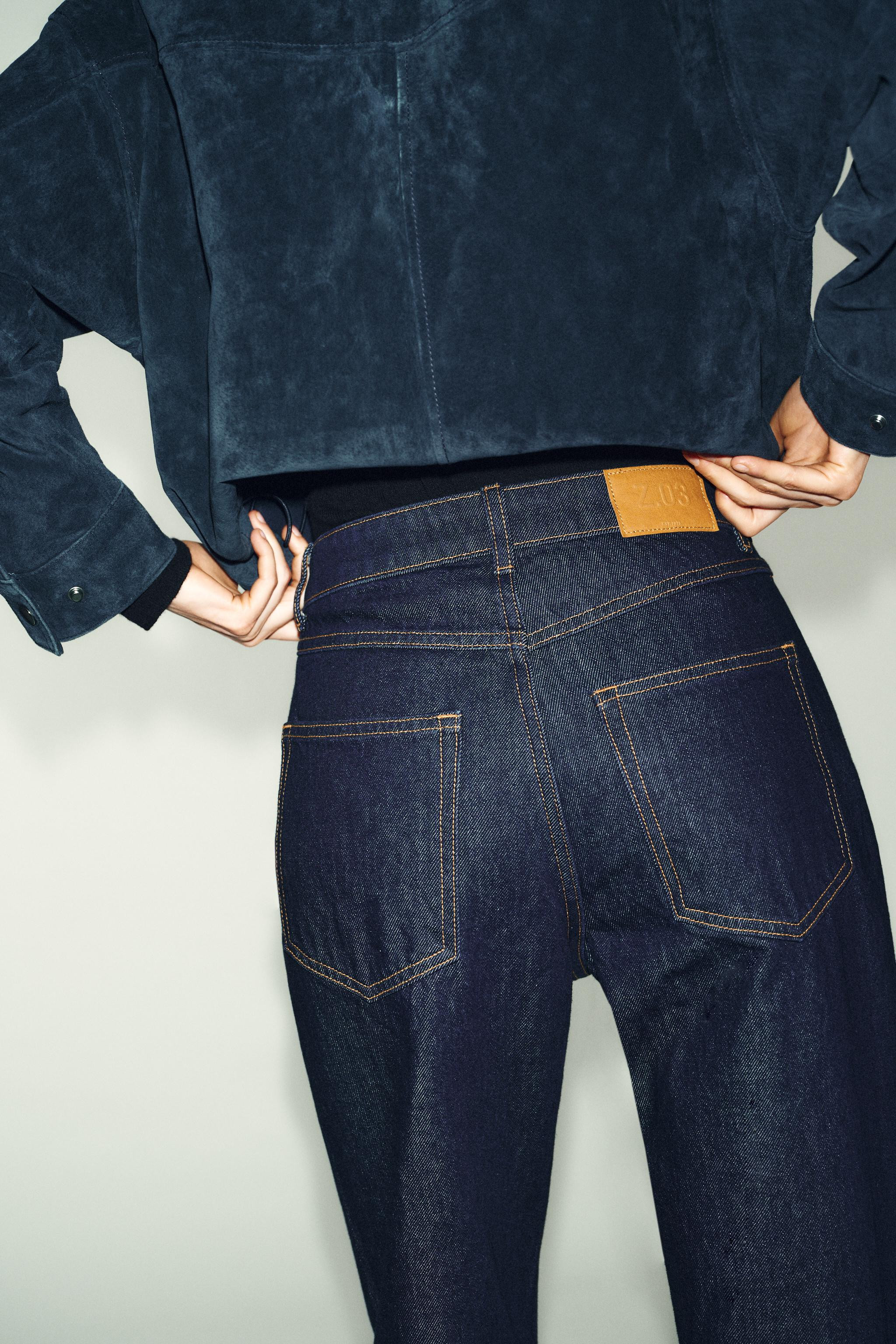 JEANS Z.03 STRAIGHT HIGH-WAIST LONG LENGTH | Zara UK