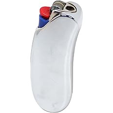 Heavy-Duty Banana Shape Metal Lighter Case Cover Holder Sleeve Pouches Grasps Comfort for BIC Ful... | Amazon (US)