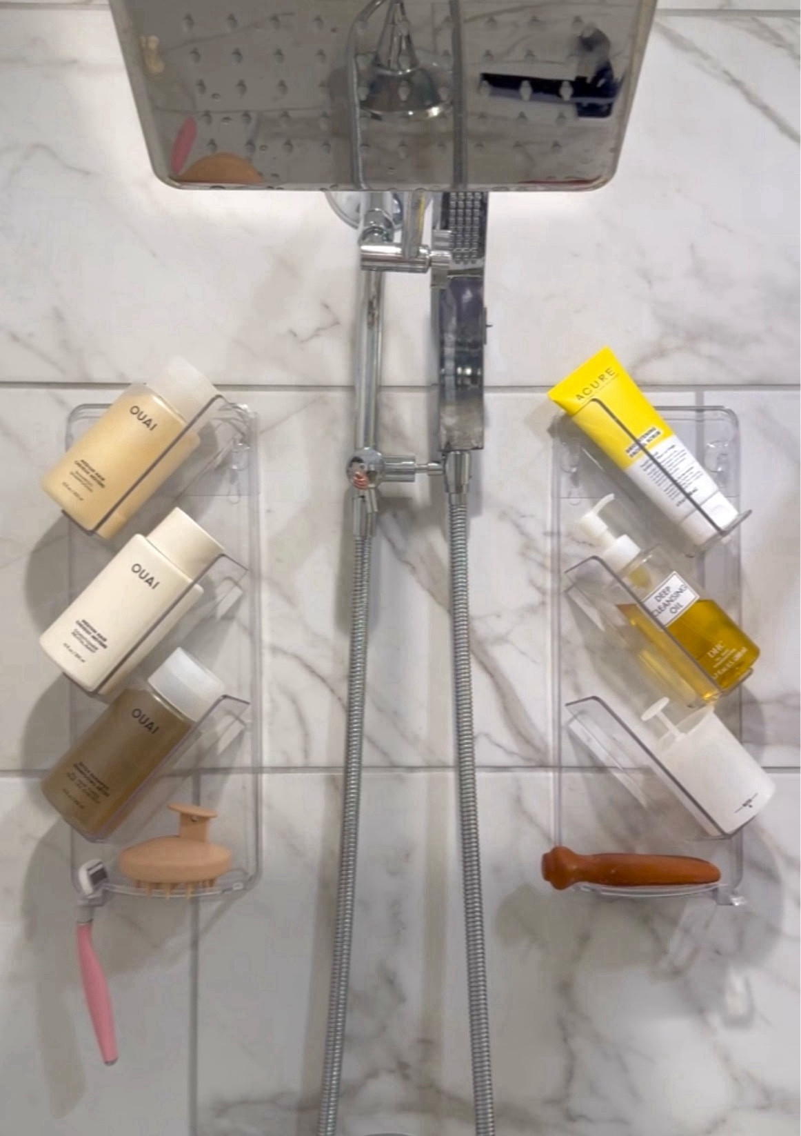 Shower organization must have! ✨ I love these acrylic shelves, they are removable and easy to keep clean! 

#LTKhome #LTKbeauty #LTKMostLoved