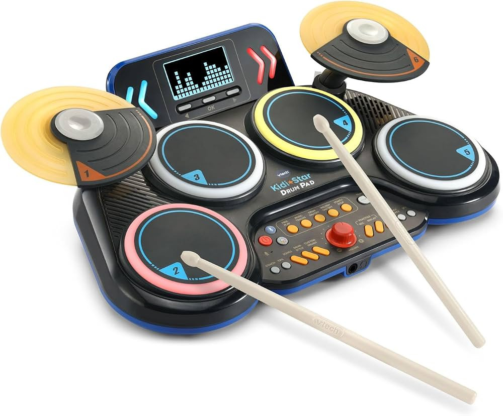 VTech Kidi Star Drum Pad, Black | Amazon (US)
