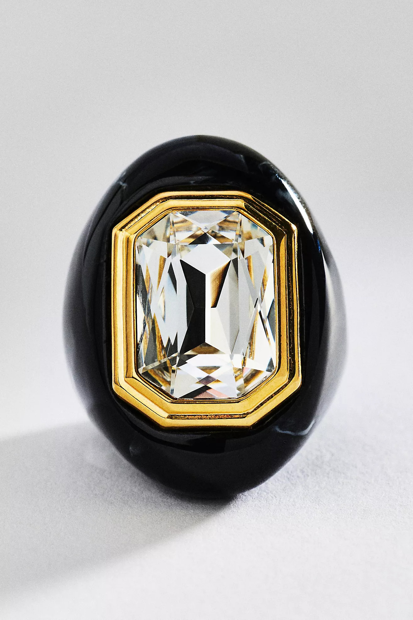 By Anthropologie Bezel Cocktail Ring | Anthropologie (US)
