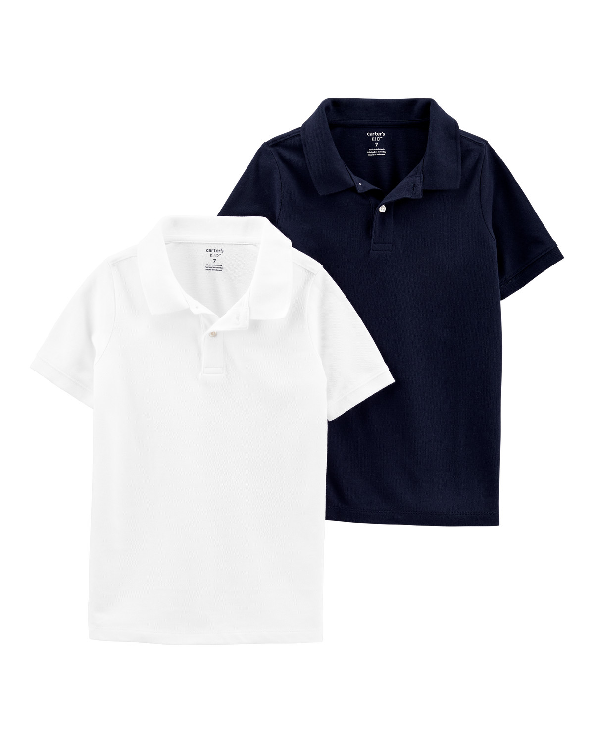 Kid 2-Pack Piqué Polos - Carter's | Carter's | Carter's Inc