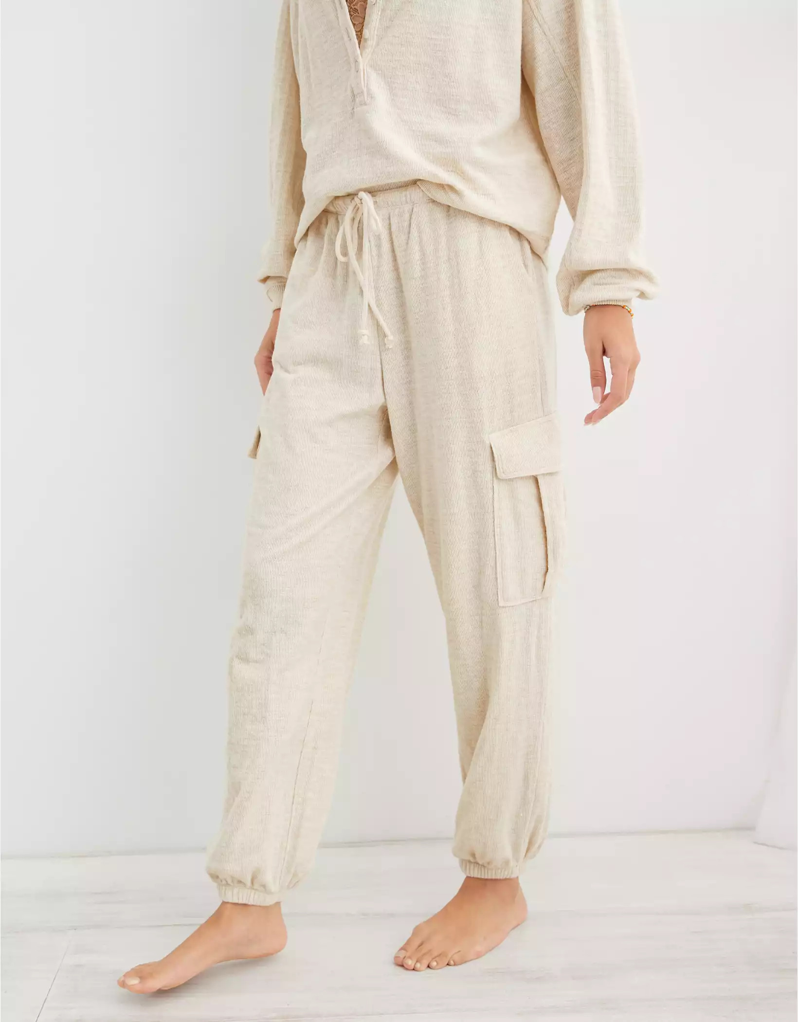 Aerie Baggy Light Weight Cargo Jogger | Aerie
