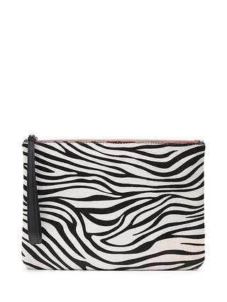 Haircalf Leather Wristlet Clutch | Banana Republic US