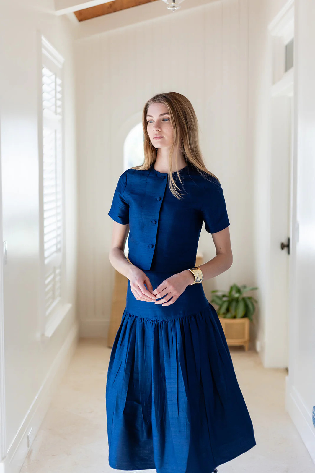 Sophie Top - Peacoat | Julia Amory